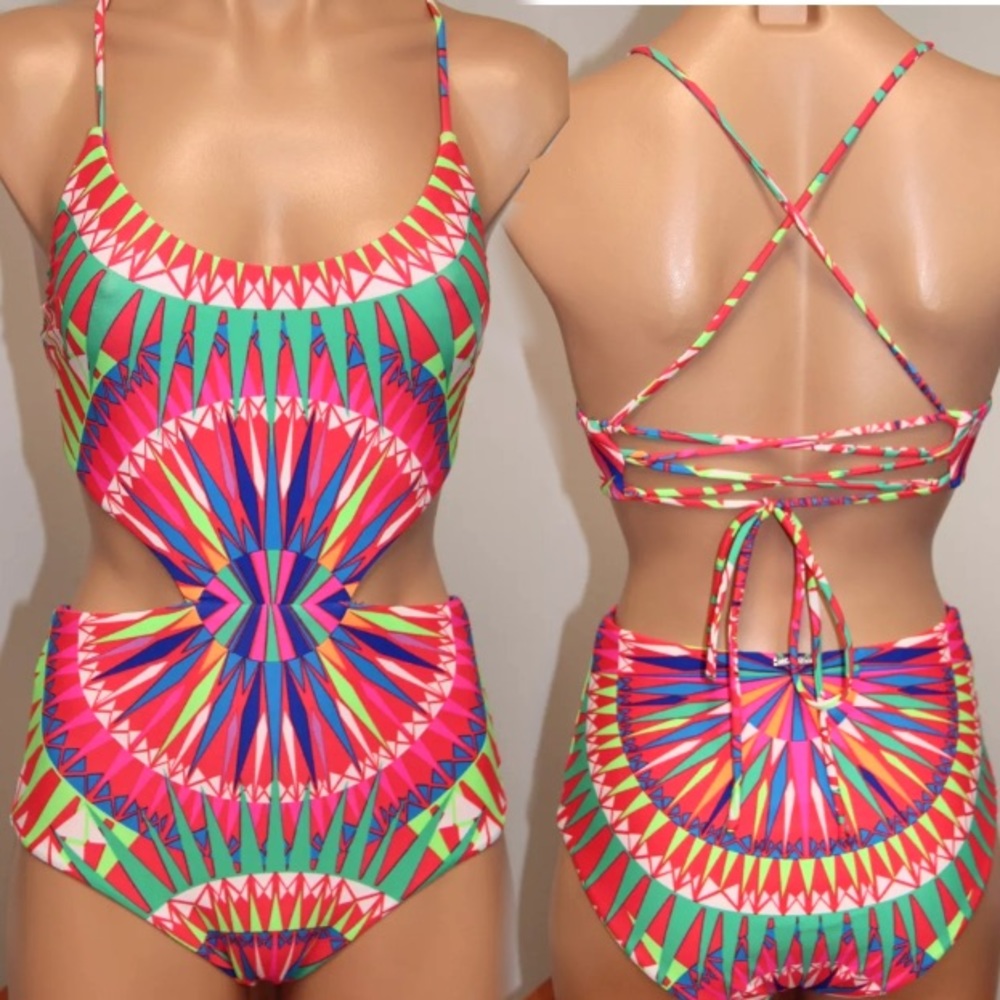 🎉HP🎉 Bright Supernova One Piece Maillot SWIMSUIT - Picture 3 of 3